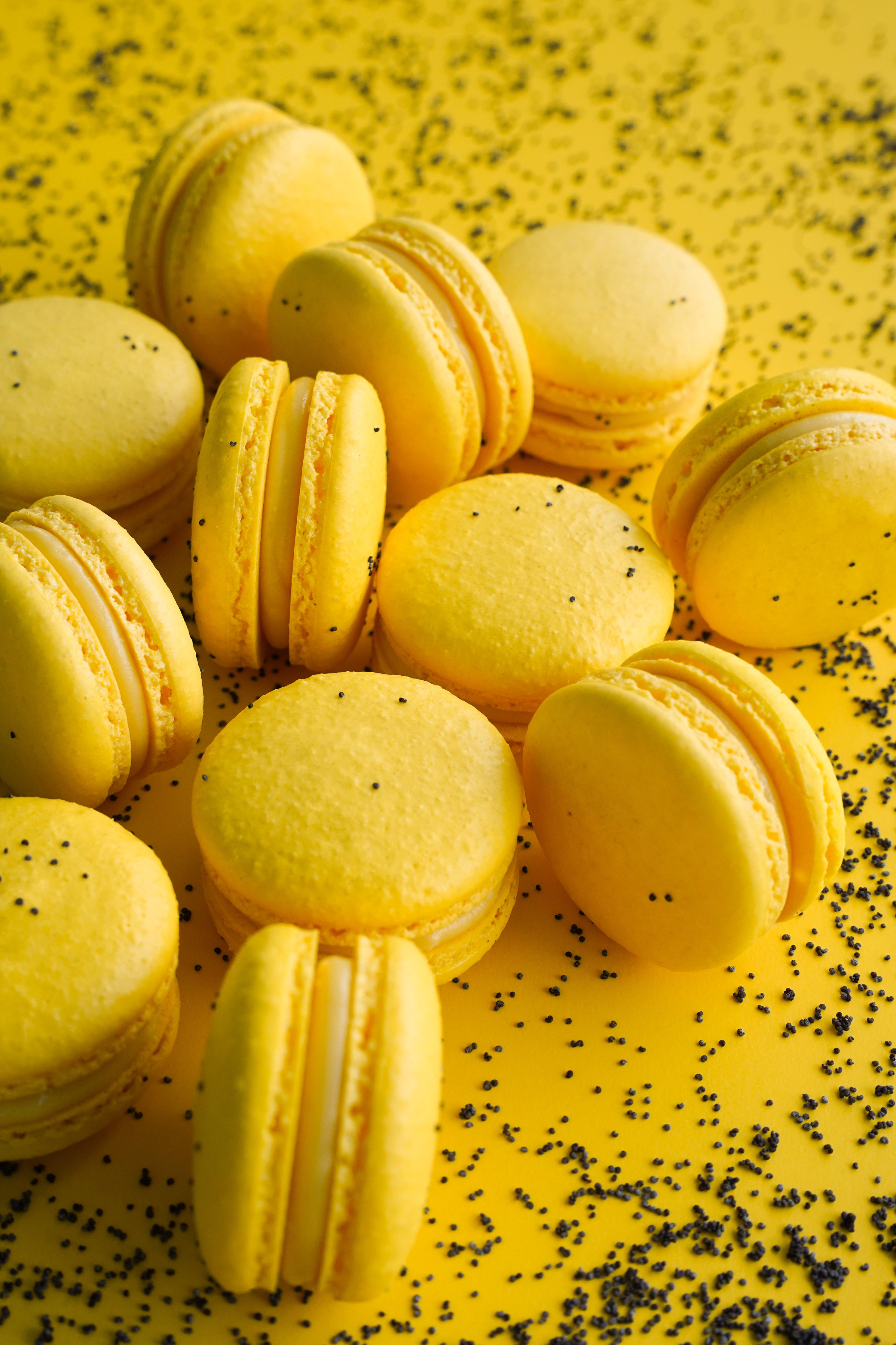 Macaron with Passion Fruit Filling